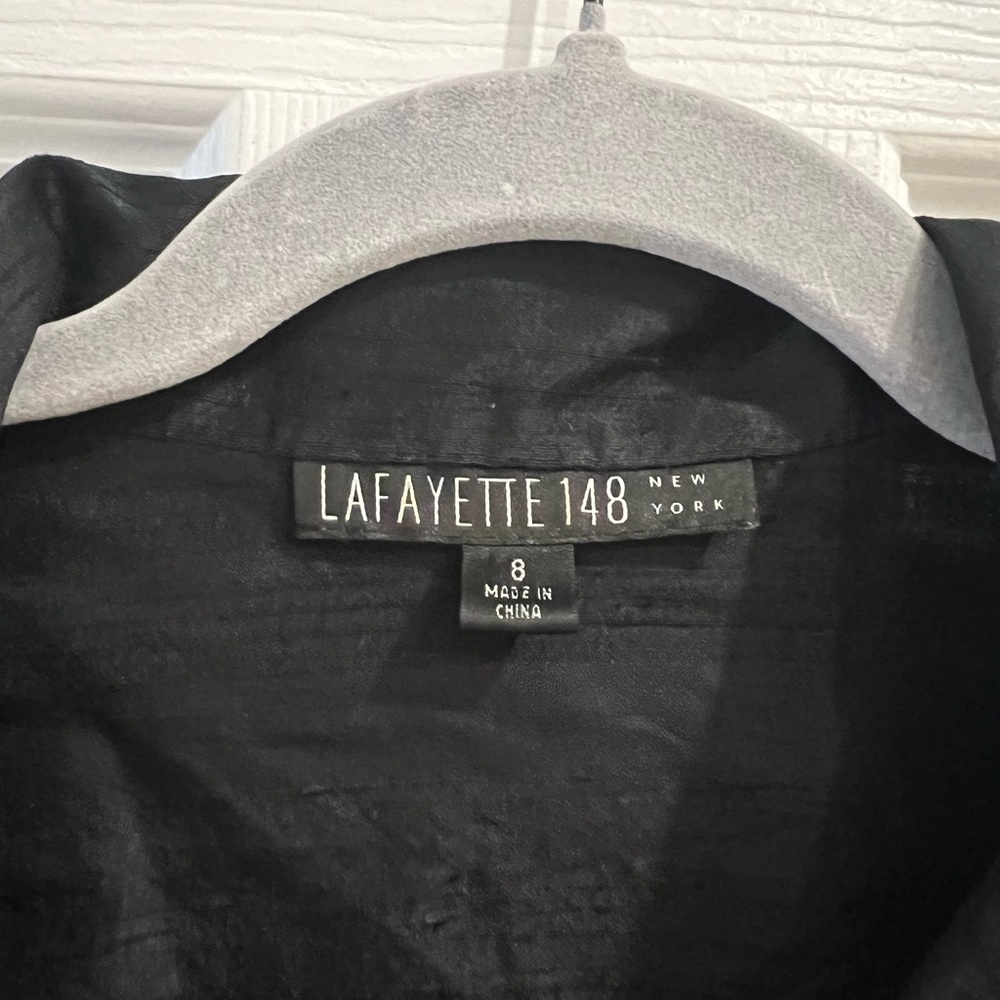 Lafayette 148 100% Silk Blouse - Picture 7 of 9
